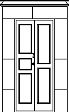 Door with handle