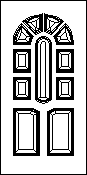 Дверь с продуманным дизайном