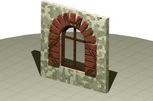 Окна в 3D изображениях