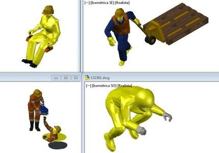 Workers - 3D Image