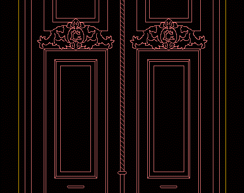 Дверь бывшего особняка