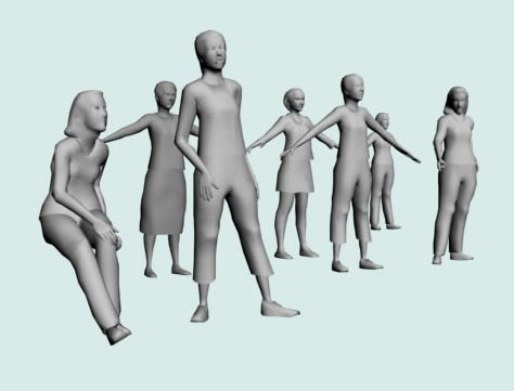 People in 3D