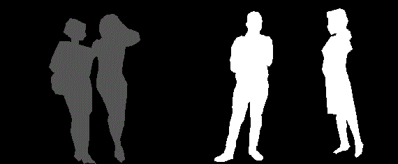 Image of silhouettes of people | Download drawings, blueprints, Autocad ...