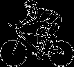 Велосипедист - изображение