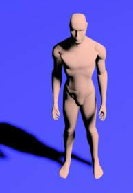 3D image of a human figure
