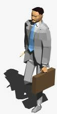 Image of a man with a briefcase
