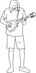 Музыкант, играющий на гитаре