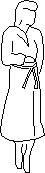 Outline of a woman
