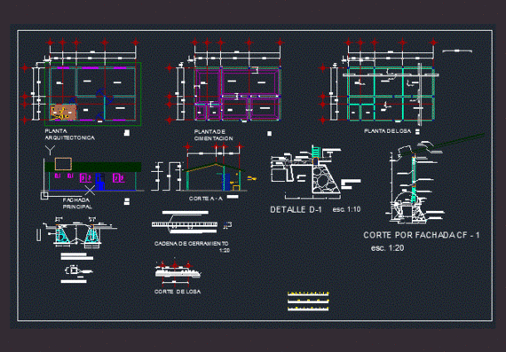 Rural health center with floor plans