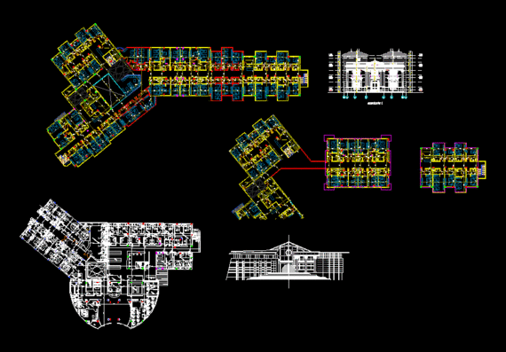 Floor plan of the hospital