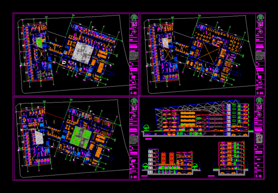 Clinic floor plan with foundation