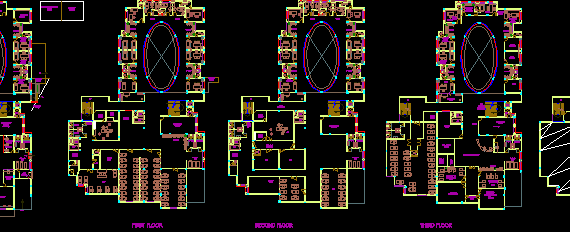 Hospital with all floor plan details