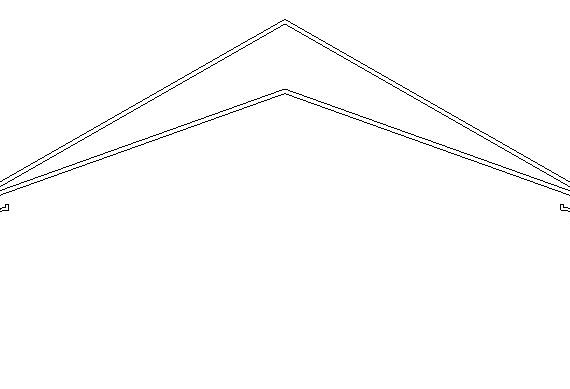 Pyramidal Attic Window in 2D