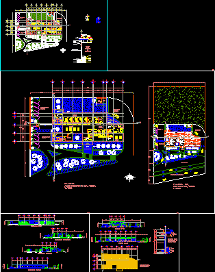 Floor plans of the clinic