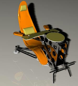 Одонтологическое кресло 3d
