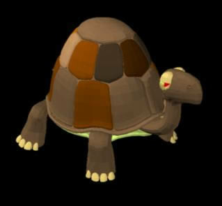 Черепаха в 3D