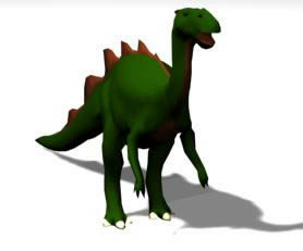 Трехмерный динозавр