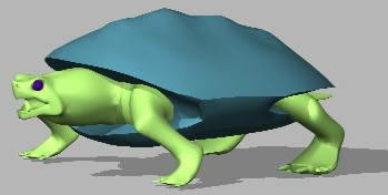 3D модель черепахи