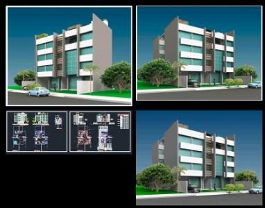 Multi-apartment building master plan