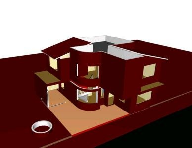 House in 3d archicad