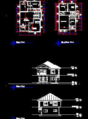 Генеральный план двухквартирного дома