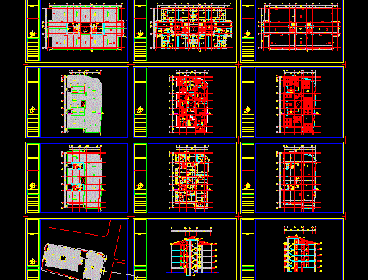 Apartment building with 2 blocks and 64 rooms