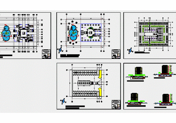 Design of a cooperative apartment building with drawings