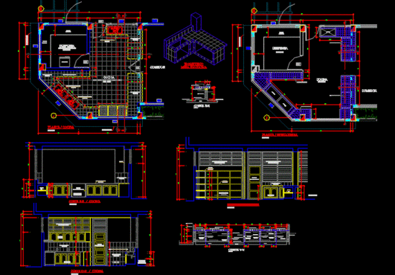 School dining room drawing | Download drawings, blueprints, Autocad ...