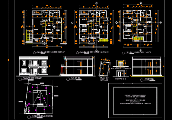 Double Apartment Building - Specifications, Dimensions and Symbols