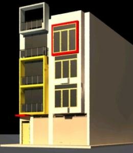 Частный 3-х мерная модель дома