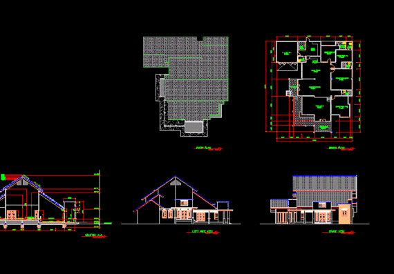 Residential building pediment