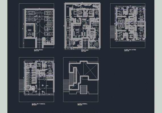 Project of an apartment building with a land plot