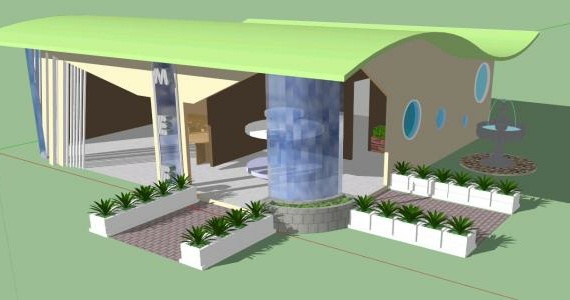3D model of the exhibition stand