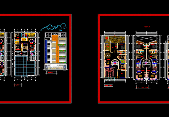 Design of two apartment buildings