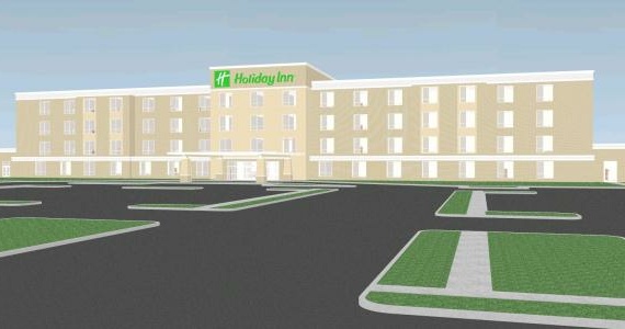 Hotel model with textures in the SketchUp
