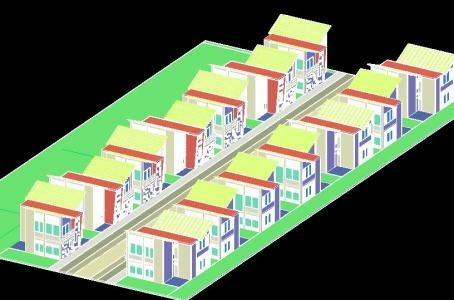 3-dimensional model of residential complex