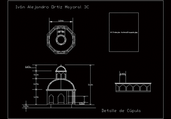 2D image of the dome