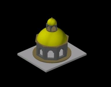 3D image of the dome