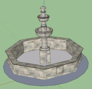 Fountain - image made for 3d source design