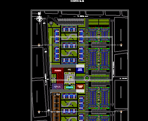 General plan of residential complex