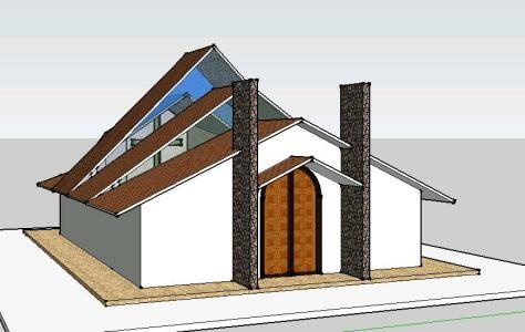 План проект здания церкви