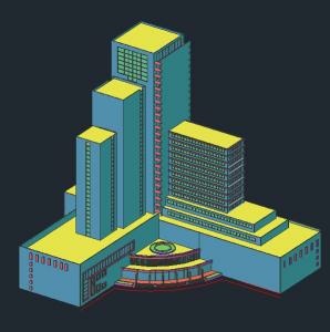 3D image of the hotel