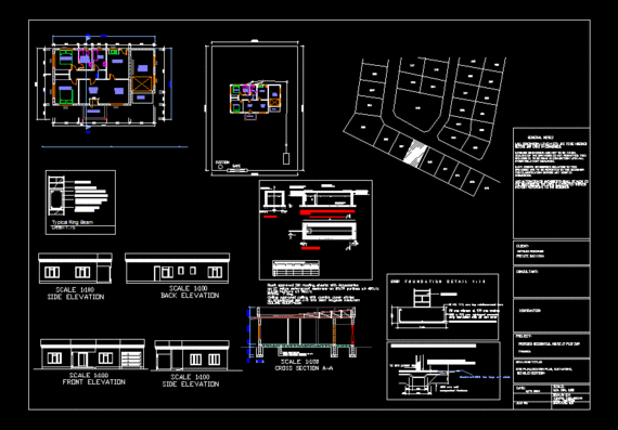 Residential Building Design Plan