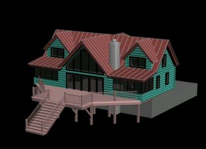3D image of bungalow