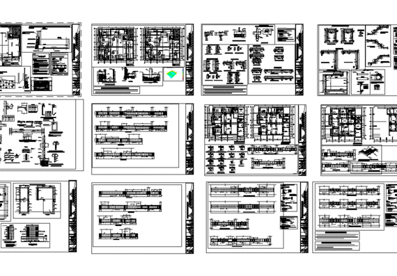 Construction plan of 13 storey building