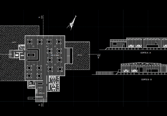Plan project of the city restaurant