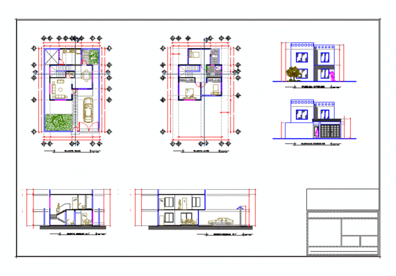 2-storey house - a studio measuring 10 x 15, a full-fledged project.
