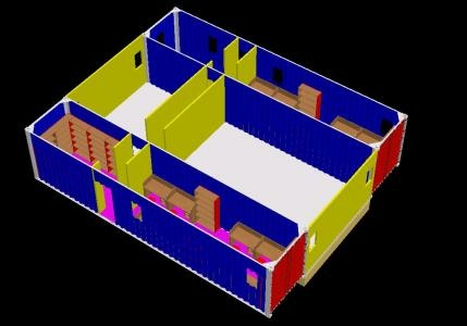 3-dimensional container model