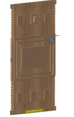 Door with lock