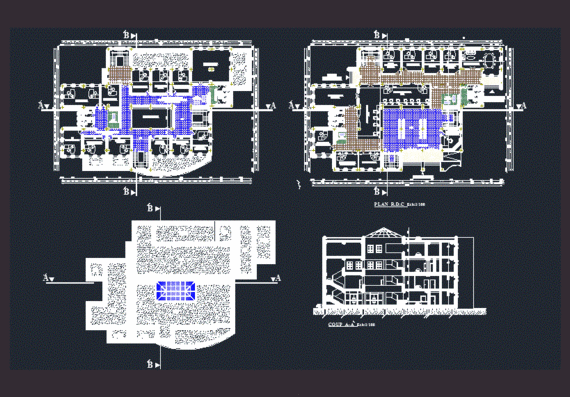 Visualization of the administrative building